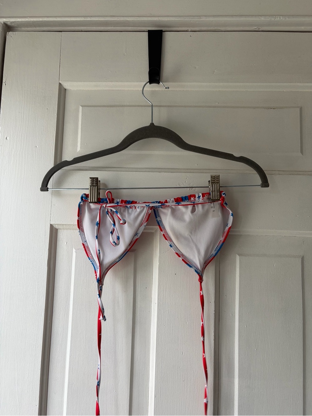 Women’s Red & Blue Star Bikini Top - Picture 2 of 3